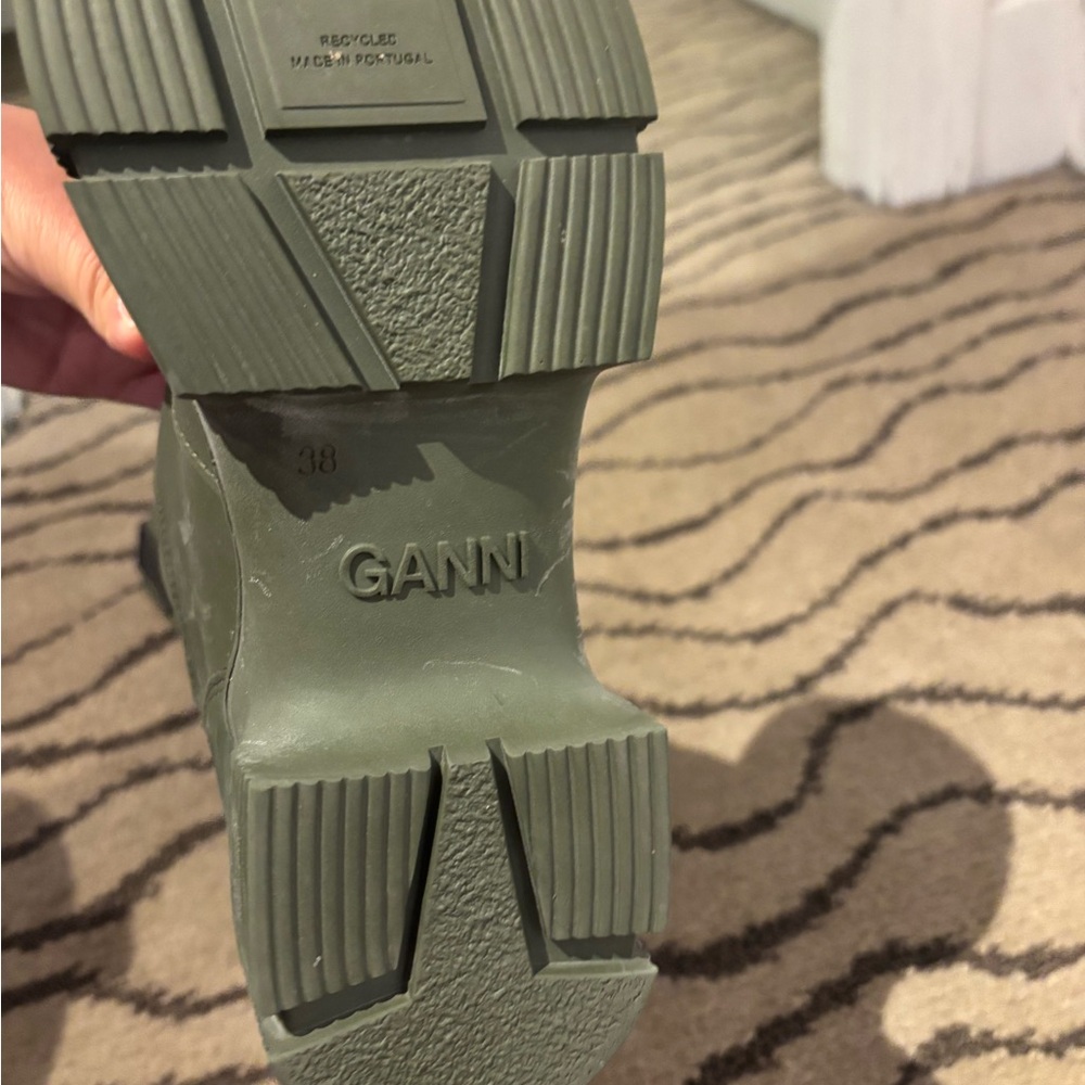Ganni Olive Knee-High Boots - Picture 4 of 4